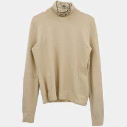 Pre Owned Chanel Sweater Beige 04A #42