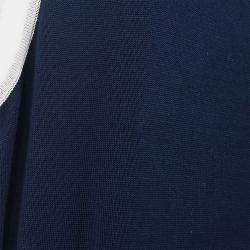 Pre Owned Chanel Sleeveless Top Navy Size M