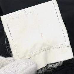 Pre Owned Chanel Cropped T-shirt Top Black Size M