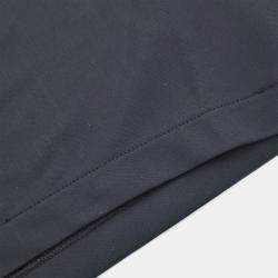 Pre Owned Chanel Cropped T-shirt Top Black Size M