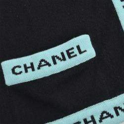 مملوكة مسبقًا Chanel Ensemble Cardigan Short Sleeve Top Black Size L