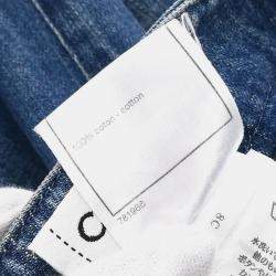 Pre Owned Chanel Denim Skirt Blue 08P #36