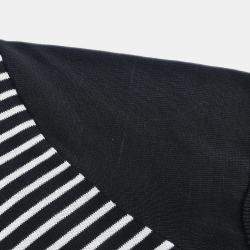 Pre Owned Chanel Short Sleeve Cardigan Black #38