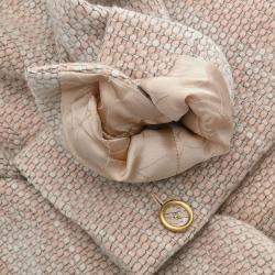 Pre Owned Chanel Single Breasted Coat Pink 01A #38