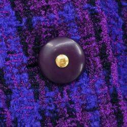 Pre Owned Chanel Jacket Coat Purple 95A #42