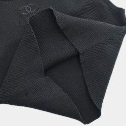 Pre Owned Chanel Sleeveless Tank Top Cropped Black P95 #40
