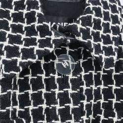 Pre Owned Chanel Single Breasted Jacket Black #36