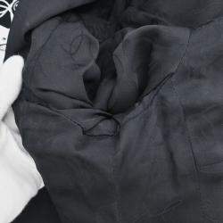 Pre Owned Chanel Single Breasted Jacket Black #36