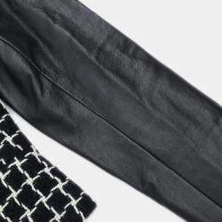 Pre Owned Chanel Single Breasted Jacket Black #36