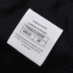 Pre Owned Chanel Single Breasted Jacket Black #36
