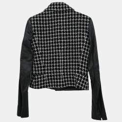Pre Owned Chanel Single Breasted Jacket Black #36