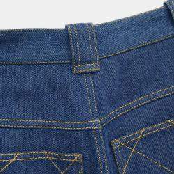 Pre Owned Chanel Long Denim Pants Blue 02839 #38