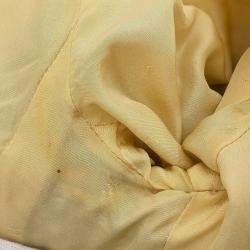 Pre Owned Chanel Double Breasted Jacket Tweed Yellow 94A #36