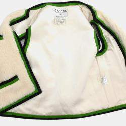 Pre Owned Chanel Sleeveless Vest Jacket White 94A #40