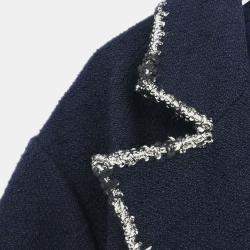 Pre Owned Chanel Jacket Navy 05C #46