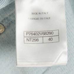 Pre Owned Chanel Blue Denim Flared Jeans M/Waist 26"