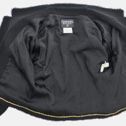 Pre Owned Chanel Setup Jacket Pants Black FR 38