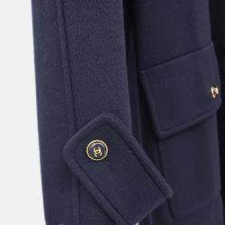 Pre Owned Chanel Coat Black FR 40