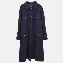 Pre Owned Chanel Coat Black FR 40