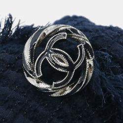 مملوكة مسبقًا Chanel Single Breasted Jacket Navy FR 34