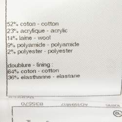 Pre Owned Chanel Pink/Grey Tweed Lurex Jacket S