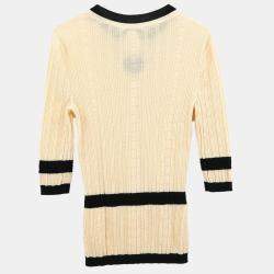 Pre Owned Chanel Top Off-white #34