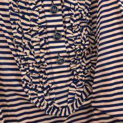 Pre Owned Chanel Sleeveless Tank Top Navy Pink #36