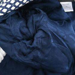 Pre Owned Chanel Single Breasted Jacket Navy 08P #38