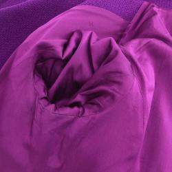 Pre Owned Chanel Single Breasted Jacket Purple #48