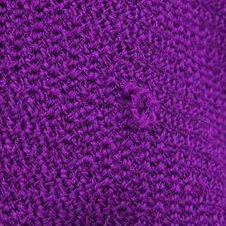 Pre Owned Chanel Single Breasted Jacket Purple #48