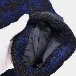 Pre Owned Chanel Single Breasted Jacket Navy #38