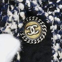 Pre Owned Chanel Ensemble Jacket Vest Black #40