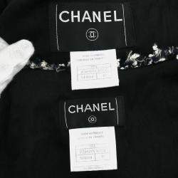 Pre Owned Chanel Ensemble Jacket Vest Black #40