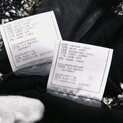 Pre Owned Chanel Ensemble Jacket Vest Black #40