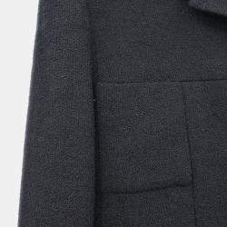 Pre Owned Chanel Setup Suit Jacket Skirt Black #40