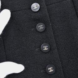 Pre Owned Chanel Setup Suit Jacket Skirt Black #40
