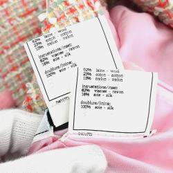 Pre Owned Chanel Setup Suit Jacket Skirt Pink #40