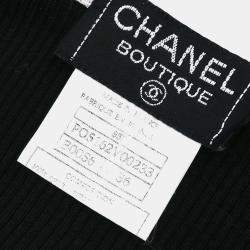 Pre Owned Chanel Short Sleeve Top Black #36