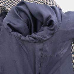 Pre Owned Chanel Single Breasted Jacket Navy #40