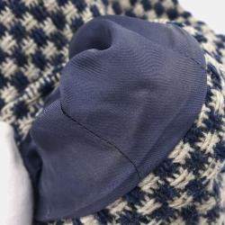 Pre Owned Chanel Single Breasted Jacket Navy #40