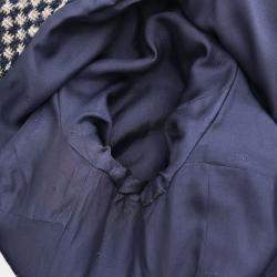 Pre Owned Chanel Single Breasted Jacket Navy #40