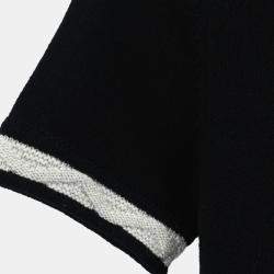 Pre Owned Chanel Short Sleeve Dress Black #38