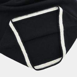 Pre Owned Chanel Short Sleeve Dress Black #40