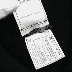 Pre Owned Chanel Short Sleeve Dress Black #40