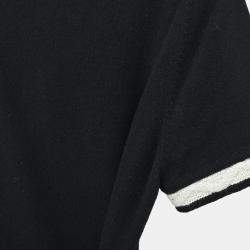 Pre Owned Chanel Short Sleeve Dress Black #40