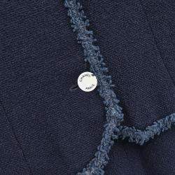 Pre Owned Chanel Setup Suit Jacket Skirt Navy #42