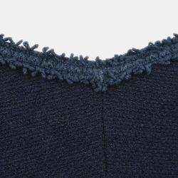 Pre Owned Chanel Setup Suit Jacket Skirt Navy #42