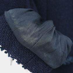 Pre Owned Chanel Setup Suit Jacket Skirt Navy #42