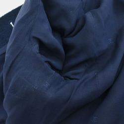 Pre Owned Chanel Single Breasted Jacket Navy #38