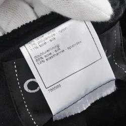 Pre Owned Chanel Single Breasted Jacket Black 08A #36